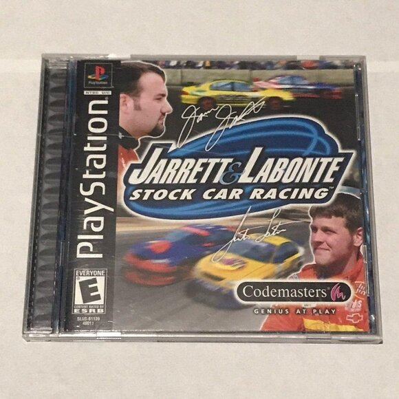 PS1: Jarret & Labonte, Stock Car Racing, PlayStation - Picture 1 of 3